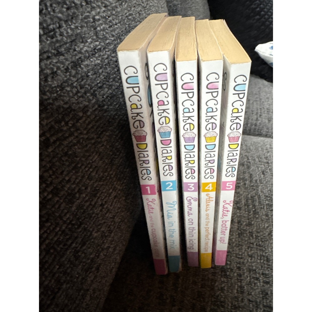 Cupcake Diaries Books 1-5 Set by Coco Simon Paperback Middle School Kids Series